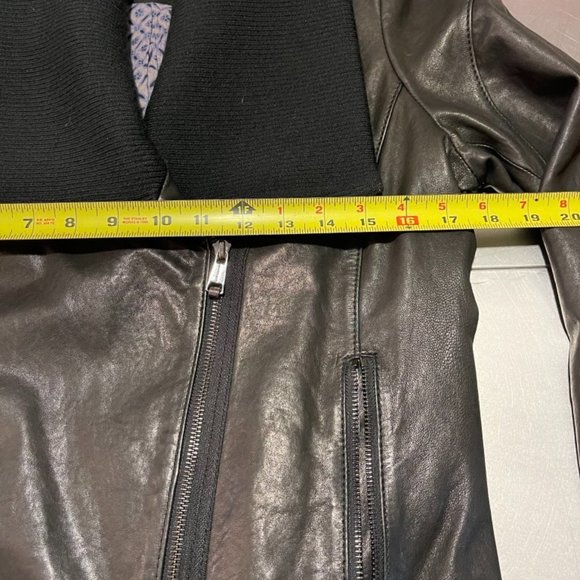 Andrew Marc Leather Jacket Size M - Picture 4 of 8